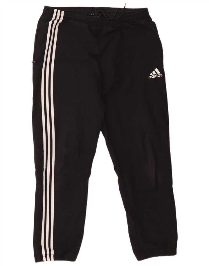 Мужские спортивные брюки Adidas Joggers UK 40/42, средний черный полиэстер