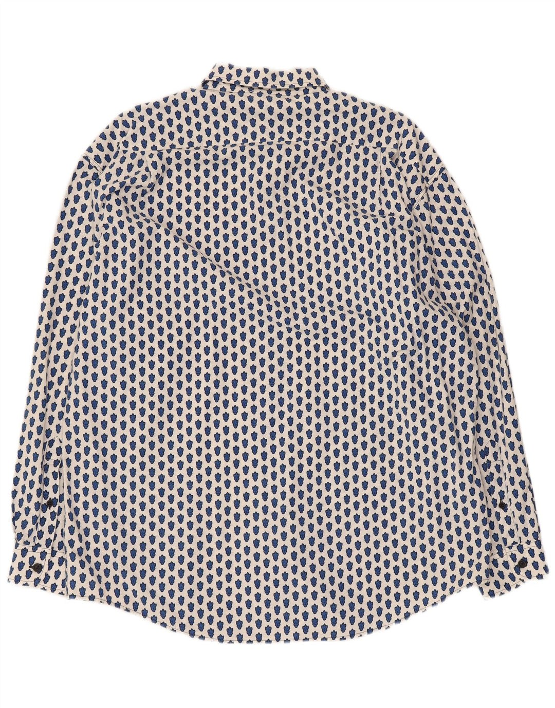 Женская рубашка большого размера Souleiado с абстрактным узором, США 4, маленькая белая