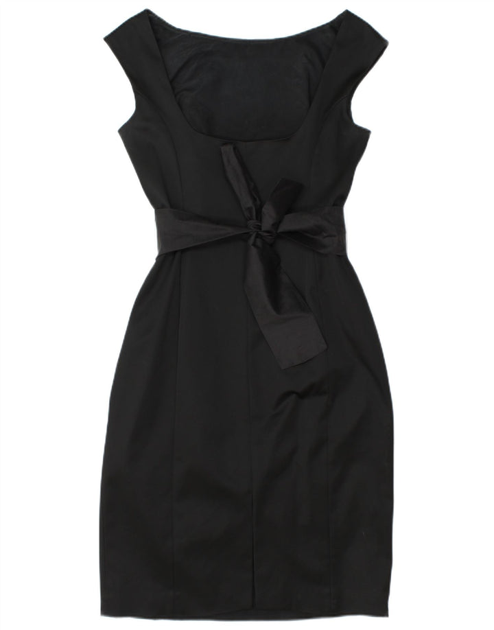 Женское платье-футляр без рукавов COAST UK 12, средний черный из ацетата