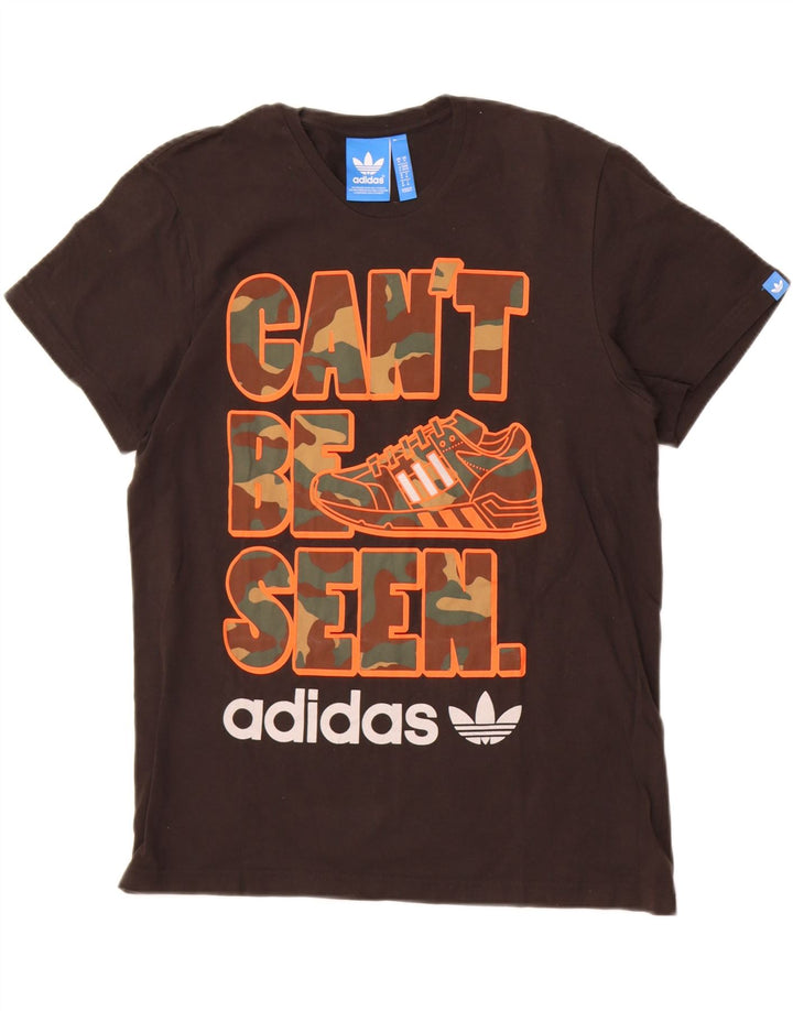 Мужская футболка с рисунком Adidas Top Medium Black