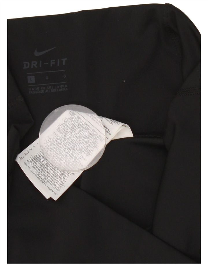 Женские леггинсы Nike UK 14, большие черные из полиэстера