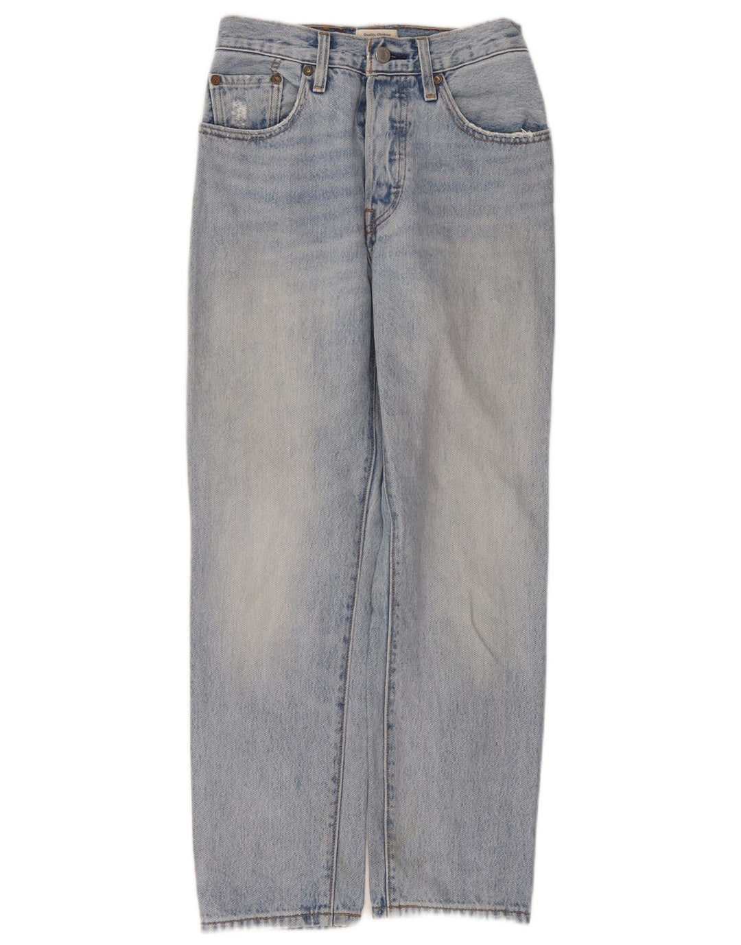 Женские прямые джинсы Levi's 501 W26 L26 синие, хлопок