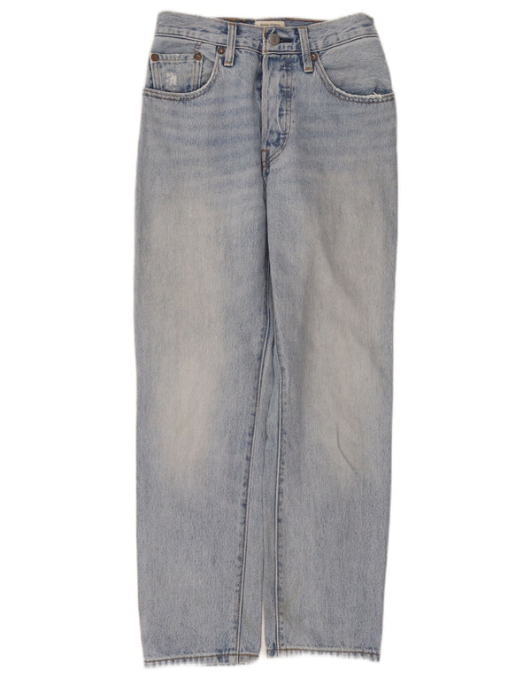 Женские прямые джинсы Levi's 501 W26 L26 синие, хлопок