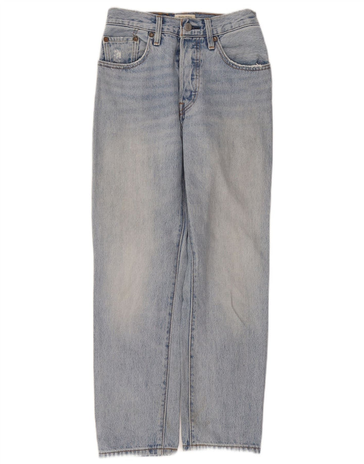 Женские прямые джинсы Levi's 501 W26 L26 синие, хлопок