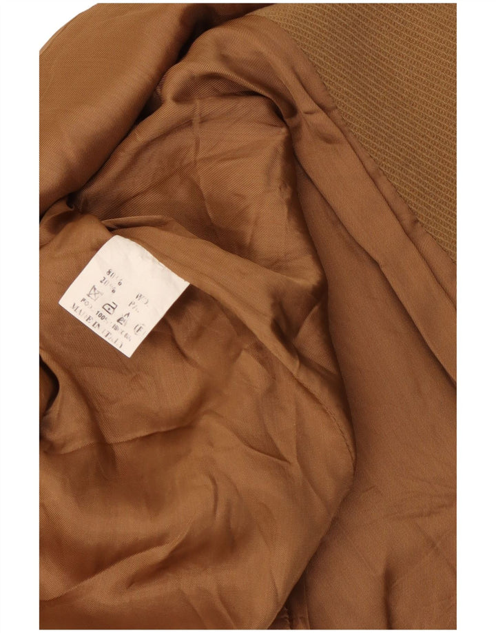 Женское двубортное пальто Onyx IT 44 Medium Brown Wool
