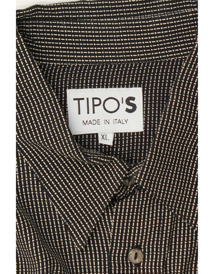 Мужская рубашка Tipo' S XL в черную полоску