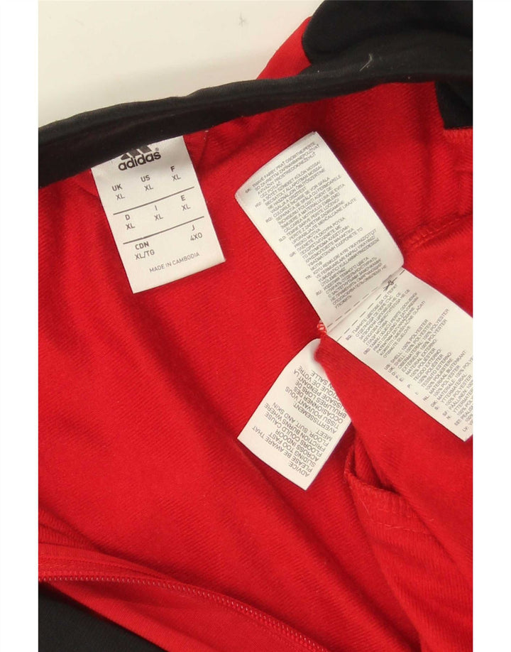 Мужской спортивный костюм Adidas Top Jacket XL Красный полиэстер с цветными блоками