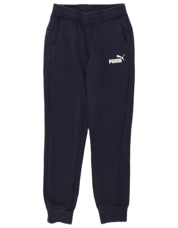 Женские спортивные брюки Puma Joggers UK 8, маленькие темно-синие, хлопковые