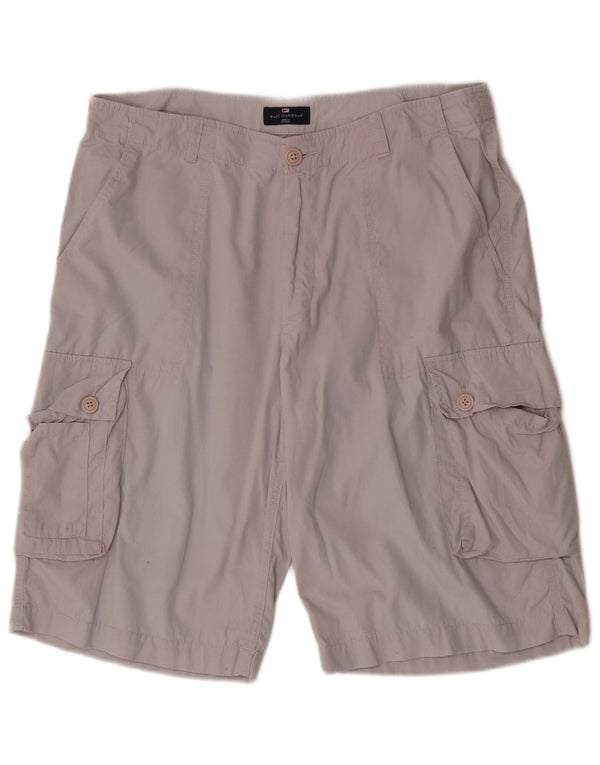 Мужские шорты-карго Marks & Spencer Blue Harbour W36, большие, серые, хлопковые