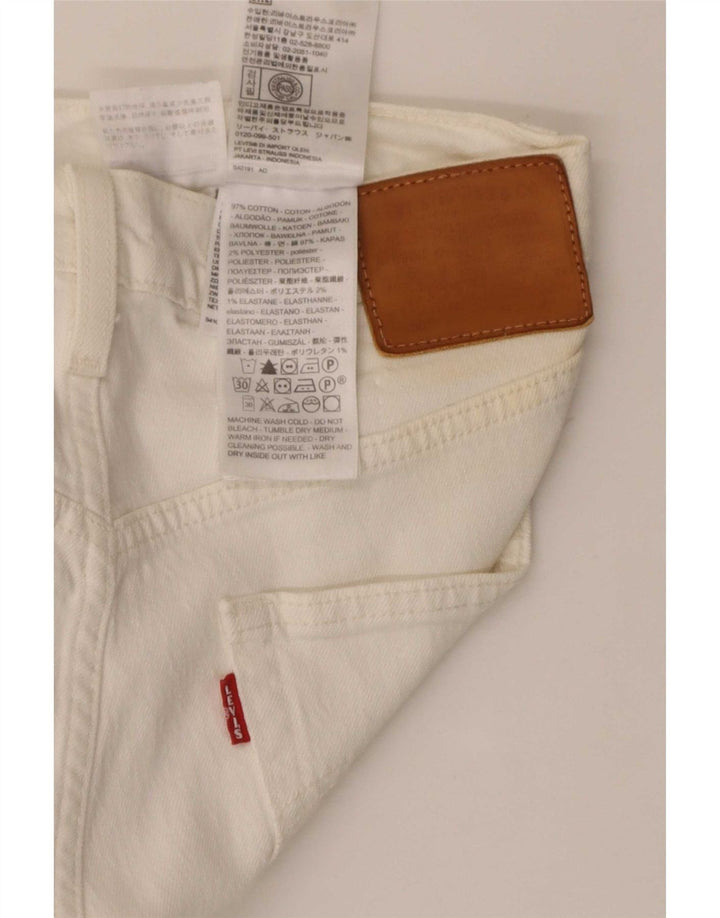 Мужские прямые джинсы Levi's W29 L28, белый хлопок