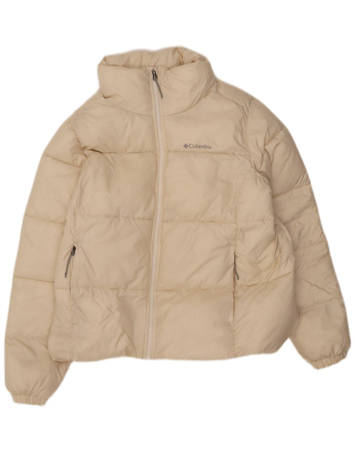 Женская стеганая куртка Columbia UK 18 XL из белого полиэстера