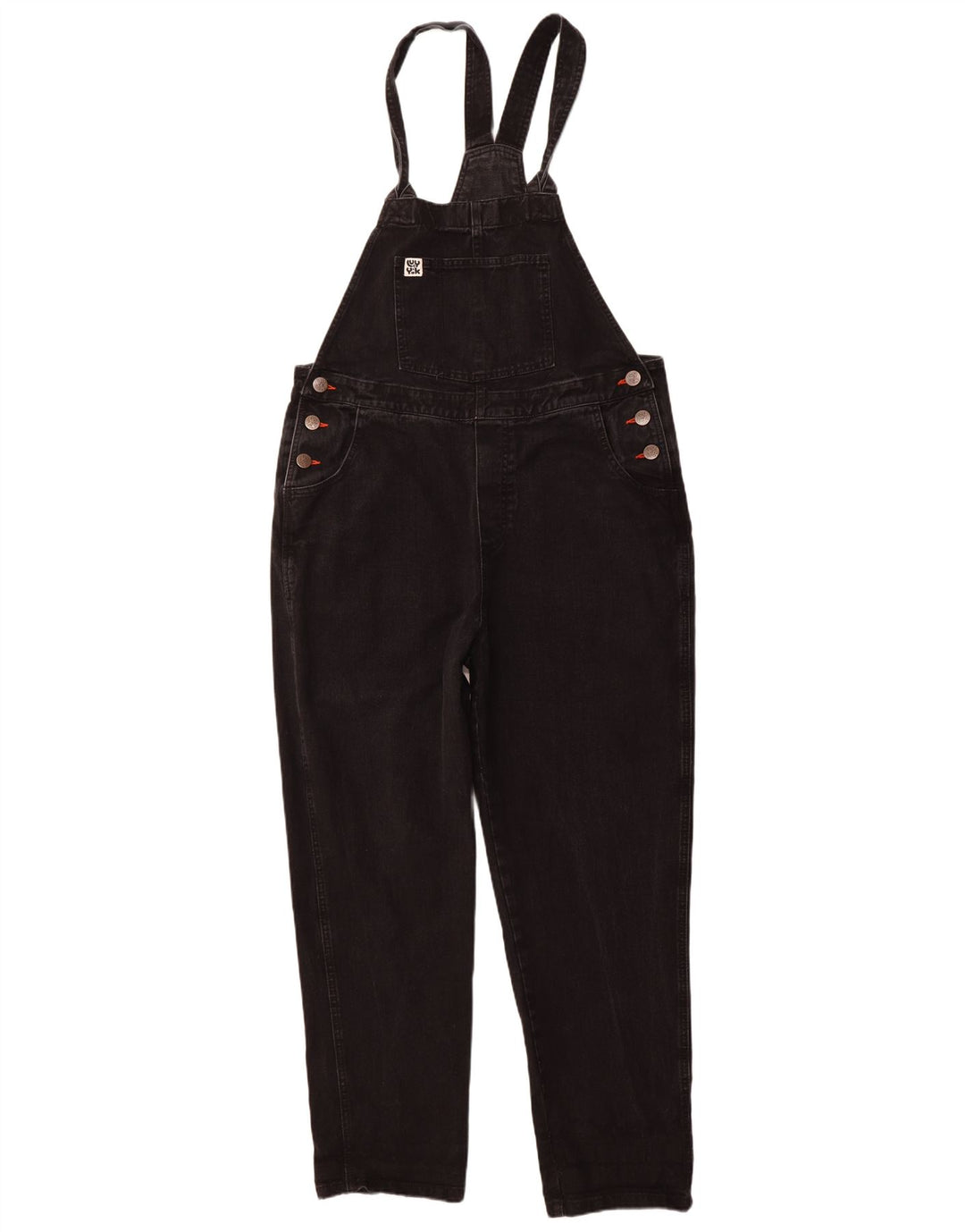 Женский комбинезон LUCY & YAK Джинсы UK 14, большие W38 L28, черный хлопок