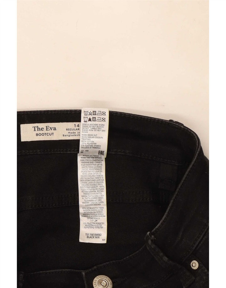 Женские джинсы Marks & Spencer The Eva Bootcut UK 14, большие W32 L30, черные