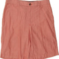 IZOD Mens Chino Shorts W33 Medium Pink Cotton Vintage Izod and Second-Hand Izod from Messina Hembry 
