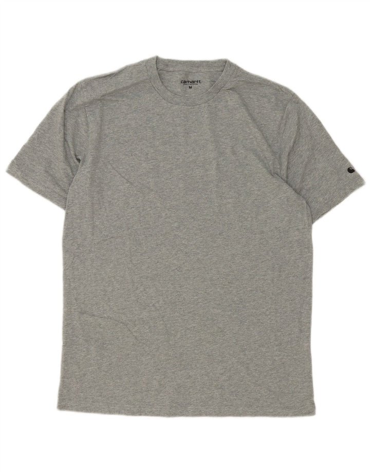 Мужская футболка Carhartt из хлопка среднего серого цвета