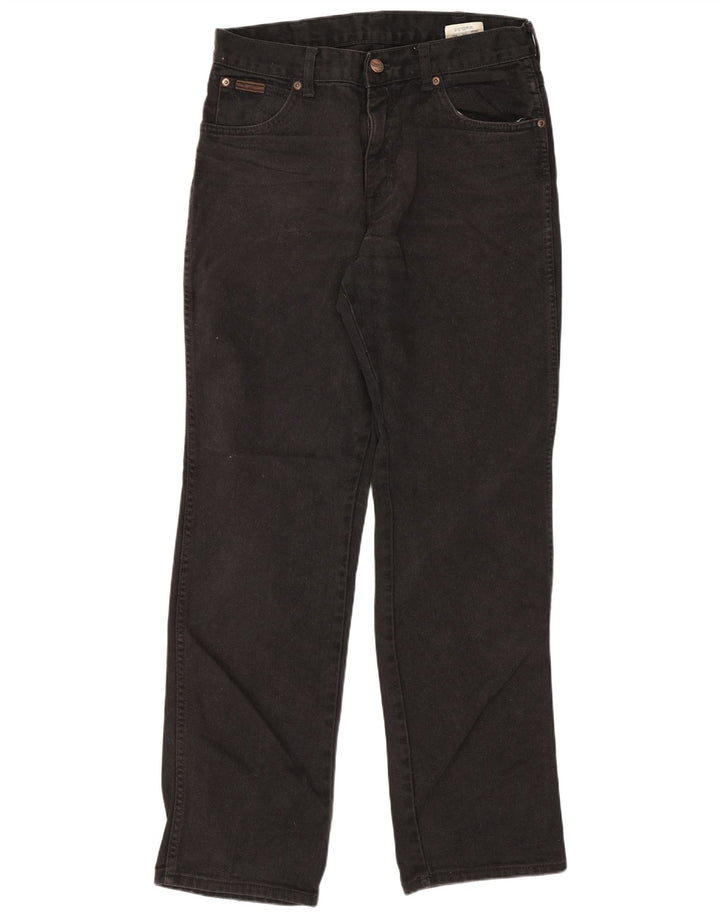 Мужские прямые джинсы Wrangler Texas W32 L32, черный хлопок