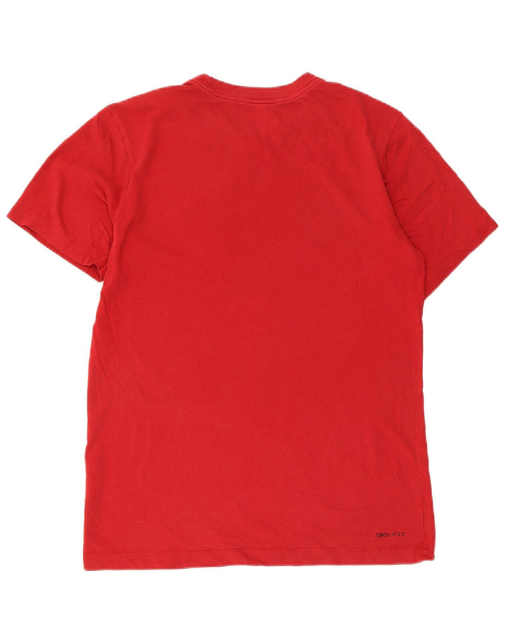 Мужская футболка Jordan Dri Fit с рисунком, маленький красный хлопковый топ