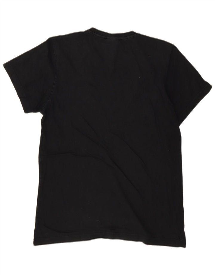 Мужская футболка с рисунком Adidas Top Medium Black Cotton