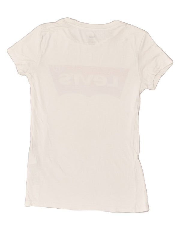 Женская футболка с рисунком LEVI'S Top UK 2 2XS Off White