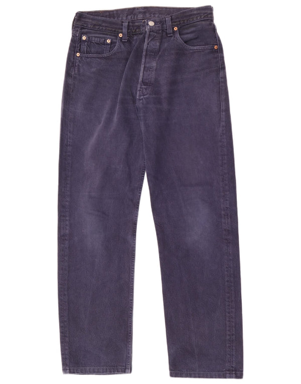 Мужские прямые джинсы Levi's 501 W33 L31 темно-синие, хлопок