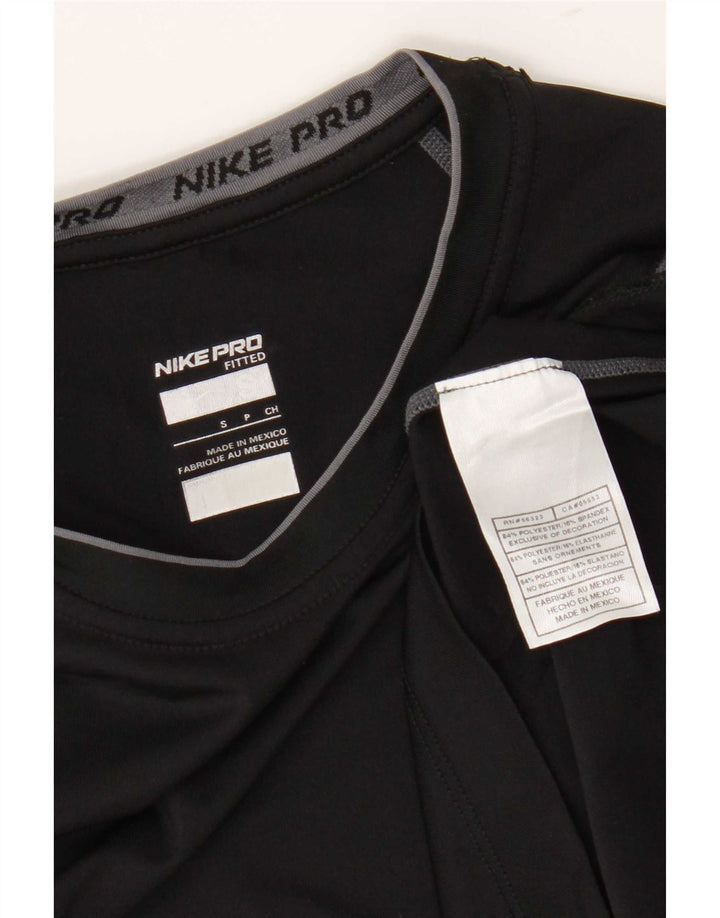 Мужской жилет Nike, маленький черный полиэстер