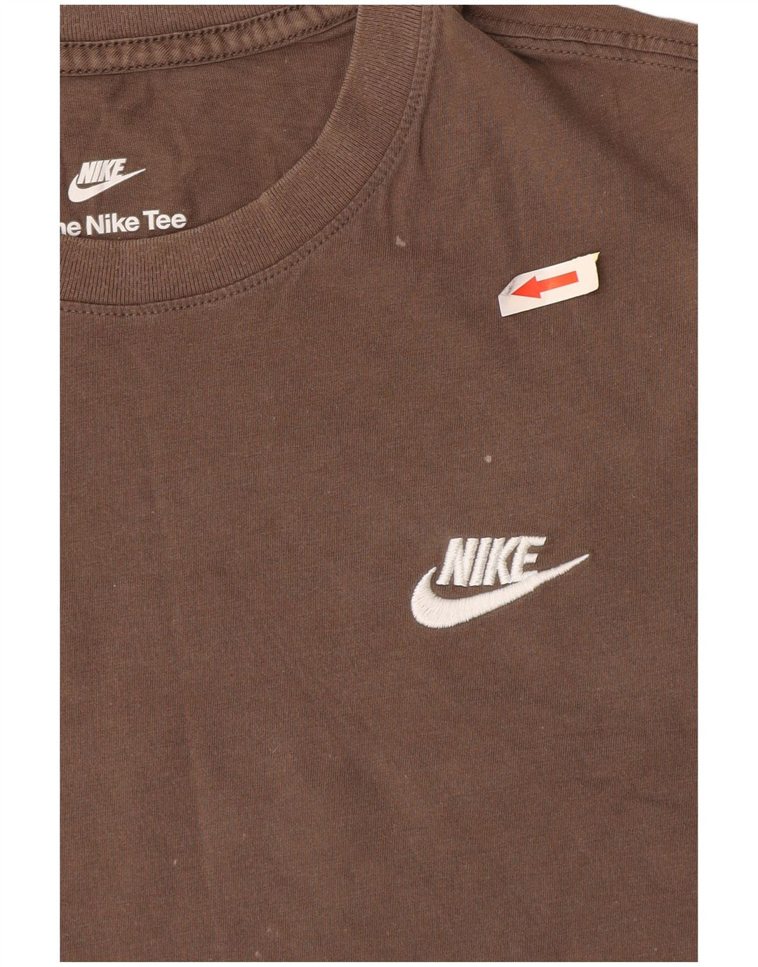 Мужская футболка Nike из хлопка среднего серого цвета