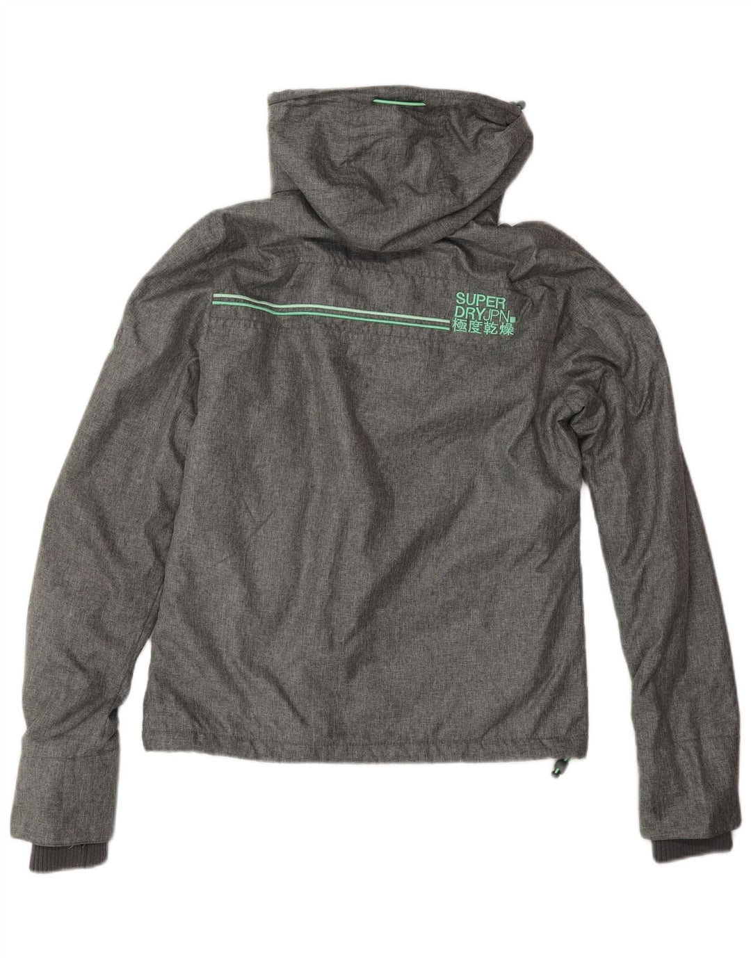 SUPERDRY Женская ветровка с рисунком The Windcheater UK 8, маленькая серая