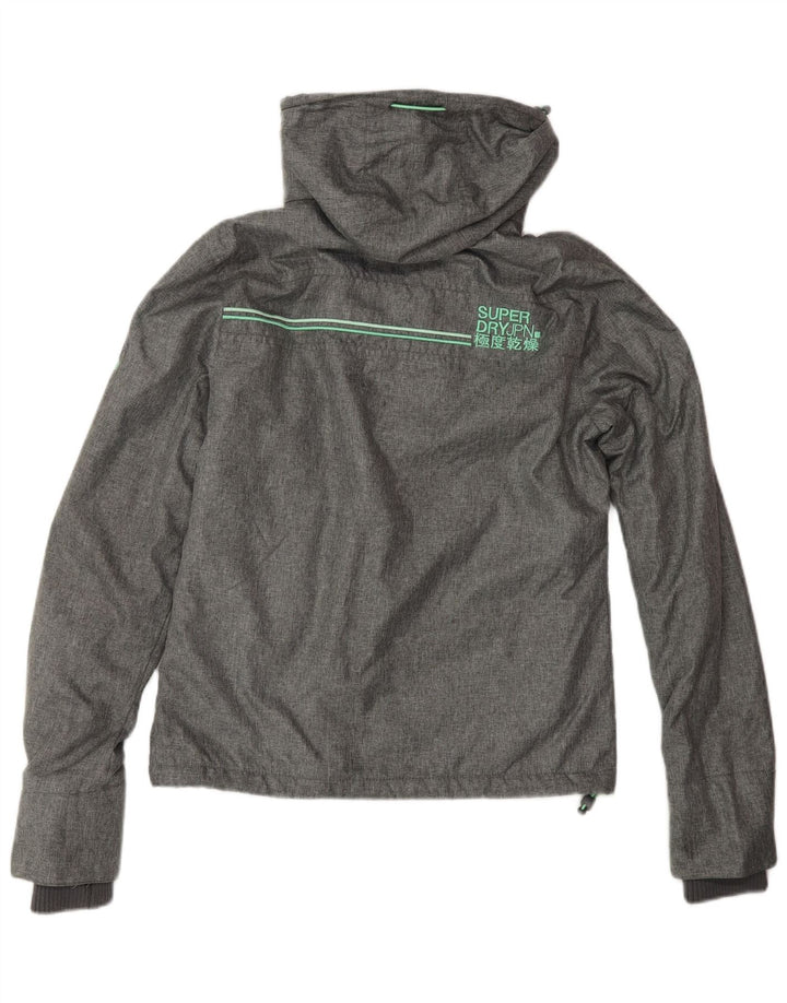 SUPERDRY Женская ветровка с рисунком The Windcheater UK 8, маленькая серая
