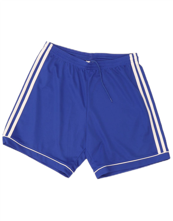 Мужские спортивные шорты Adidas Climalite, средний синий полиэстер