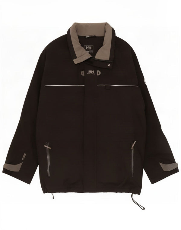 Мужская ветровка Helly Hansen UK 40, большая, черная, полиамид