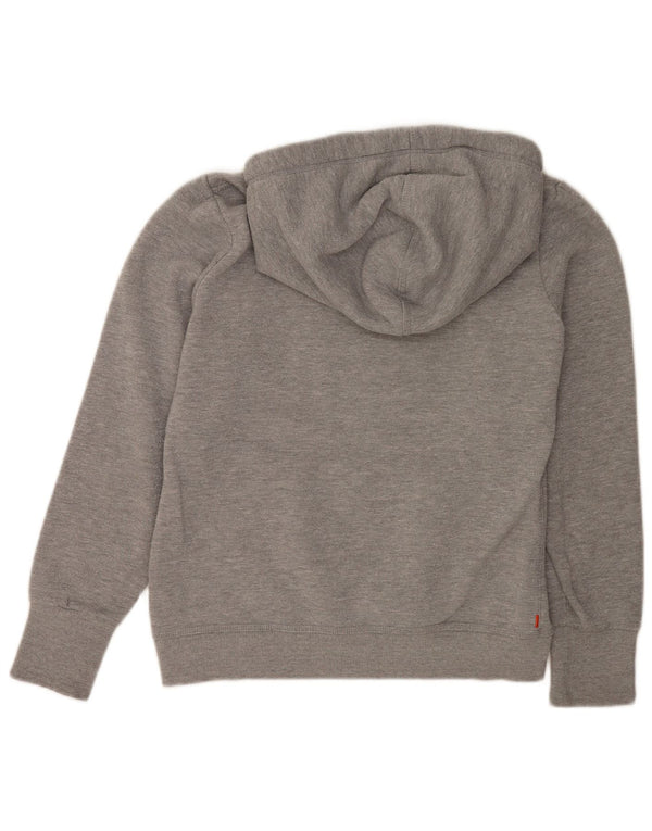 Женский джемпер с капюшоном Superdry UK 16, большой серый, хлопок