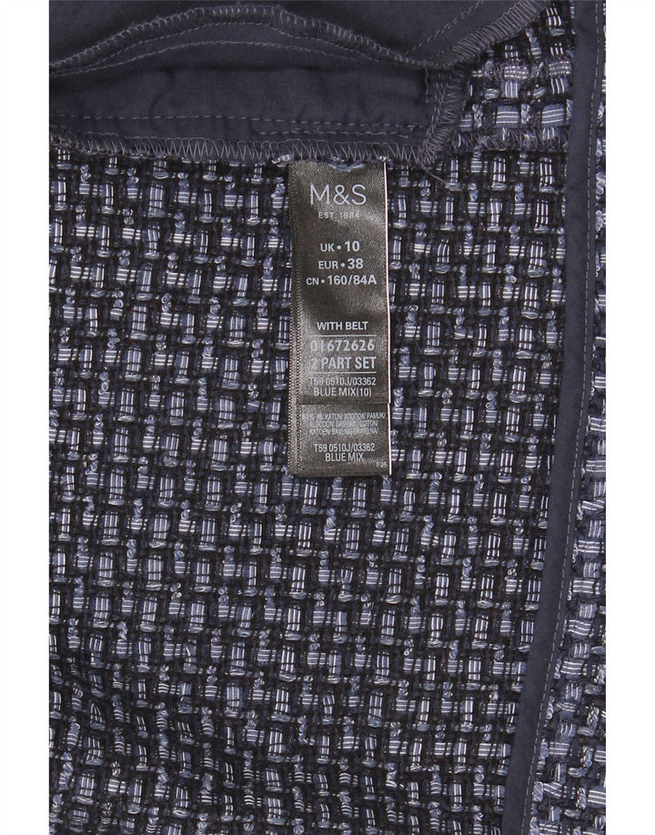 Женский кардиган с рукавом 3/4 Marks & Spencer, Великобритания, 10, маленький синий