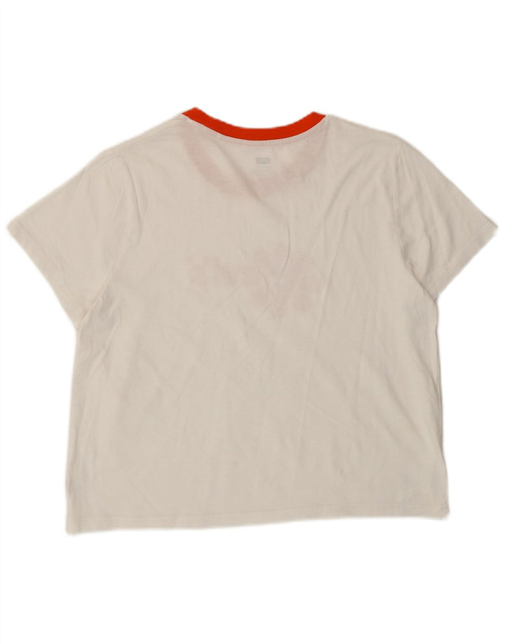 Женская футболка с рисунком Levi's Top UK 10, маленькая белая