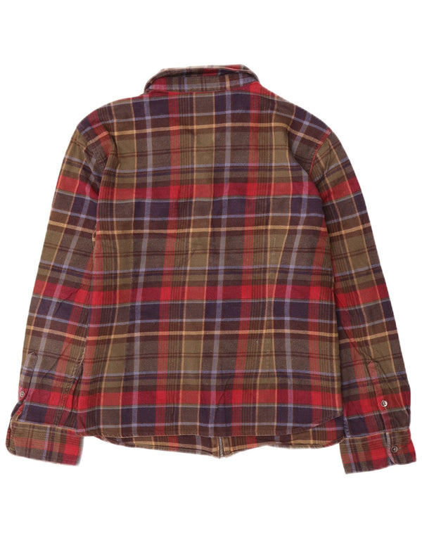 Женская фланелевая рубашка CHAPS UK 18 XL, хлопок в разноцветную клетку