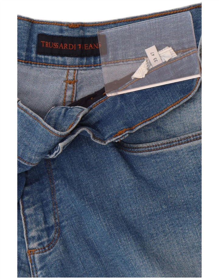Мужские прямые джинсы Trussardi W33 L31 синие