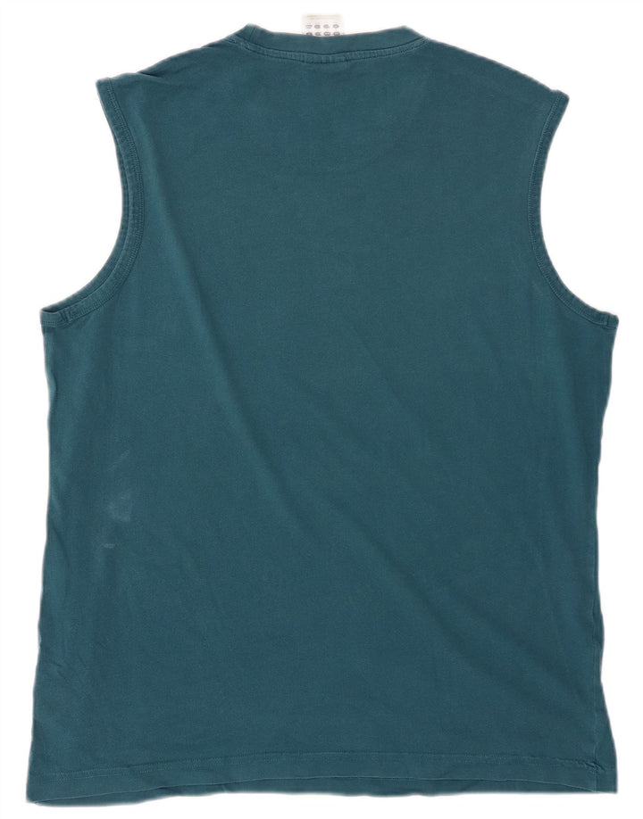 Мужской жилет ADIDAS с рисунком, большой зеленый хлопок