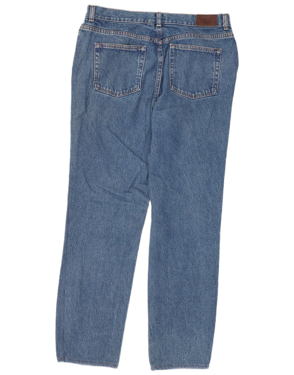 Женские прямые джинсы L.L.BEAN с высокой талией, США 14, XL, W32, L29, синий хлопок