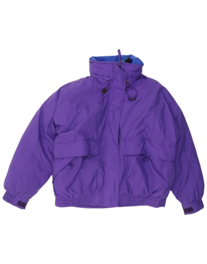 Женская утепленная куртка оверсайз с капюшоном Eddie Bauer UK 16, большая фиолетовая