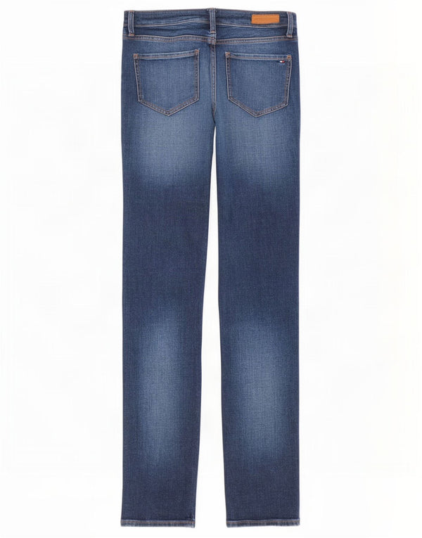 Tommy Hilfiger Женские прямые джинсы Rome W27 L32 Темно-синий хлопок