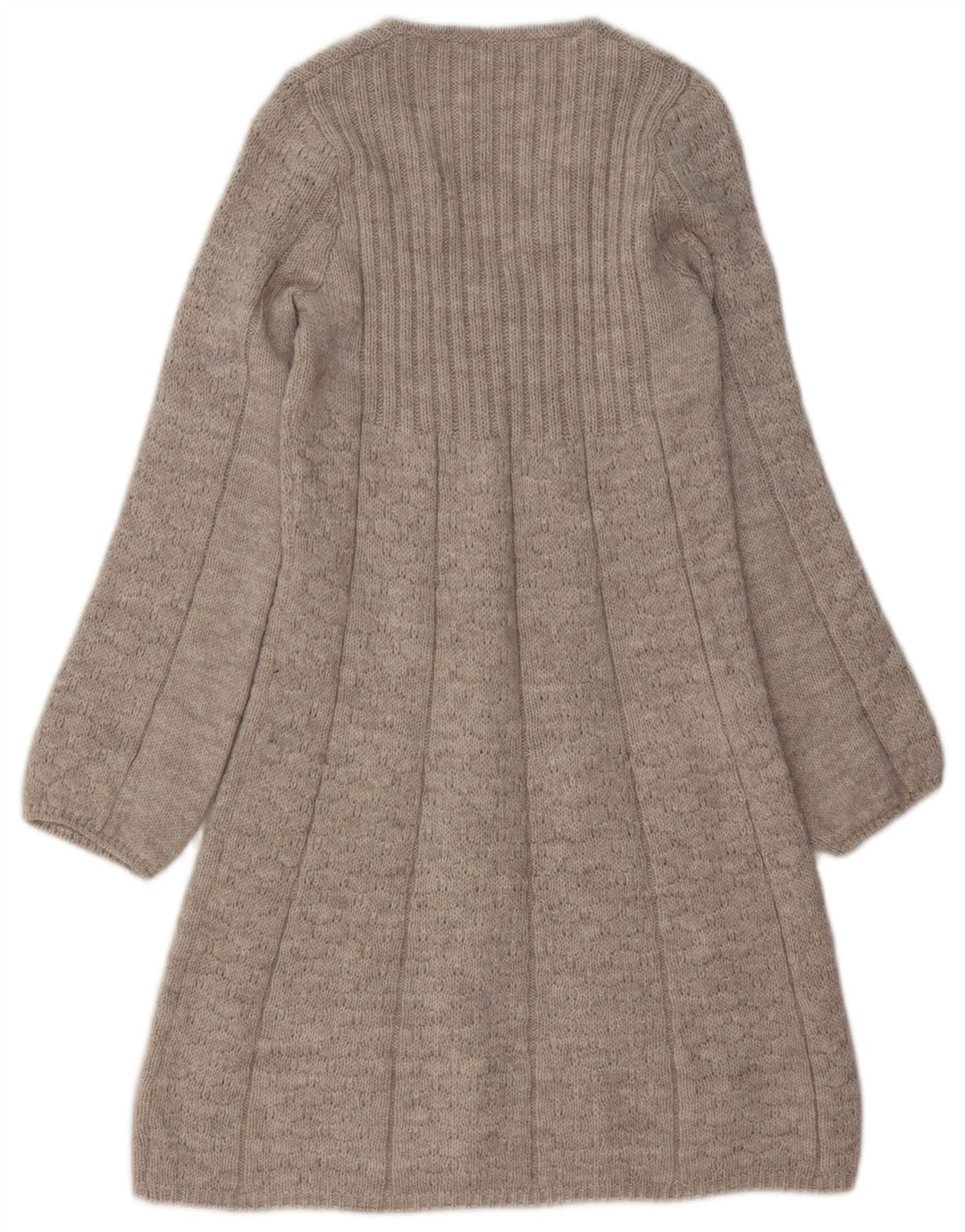 Женский джемпер VINTAGE UK 10, маленький размер, бежевый акрил