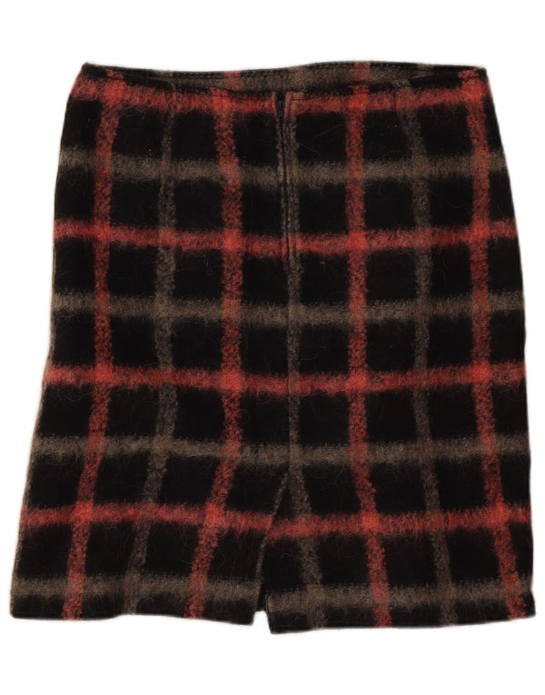 Женская прямая юбка Steilmann UK 14, большая W32, черный акрил в клетку