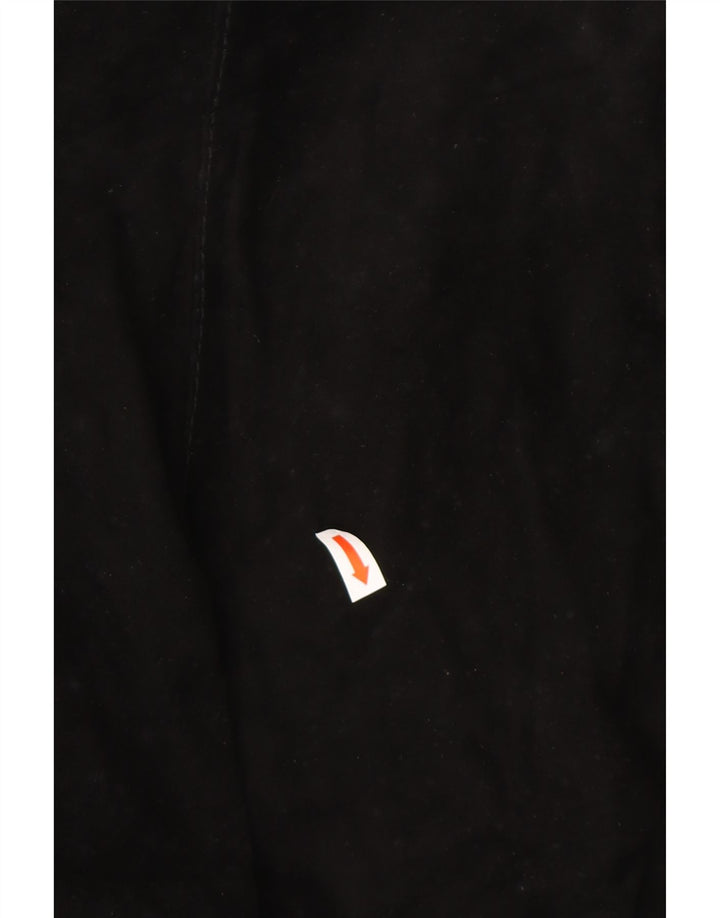 Женская укороченная замшевая куртка VINTAGE UK 10, маленькая, черная