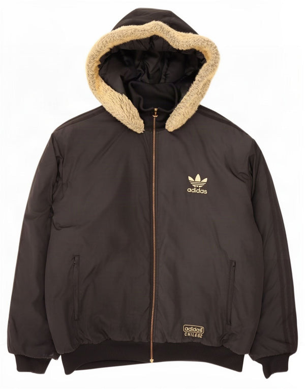 Мужская утепленная куртка Adidas UK 42 XL, черный полиэстер