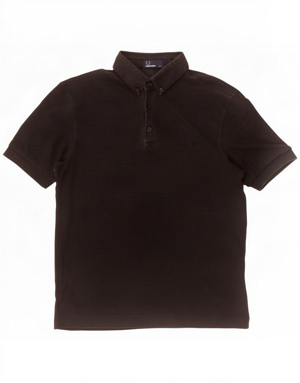 Мужская рубашка поло Fred Perry, средний черный хлопок