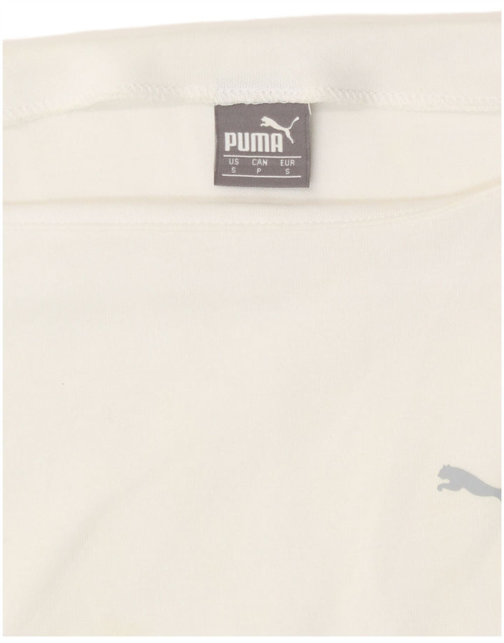 Женский свитер свободного кроя Puma UK 10, маленький белый