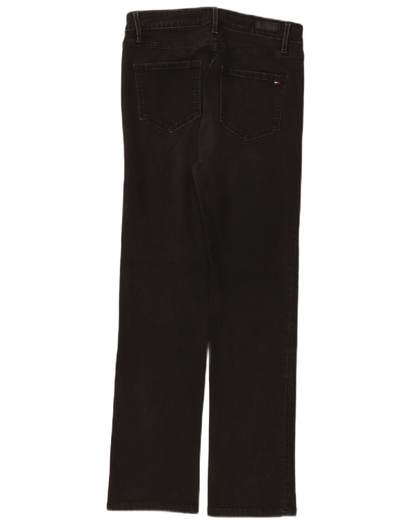 Женские прямые джинсы Tommy Hilfiger Lisbon W29 L27, черный хлопок