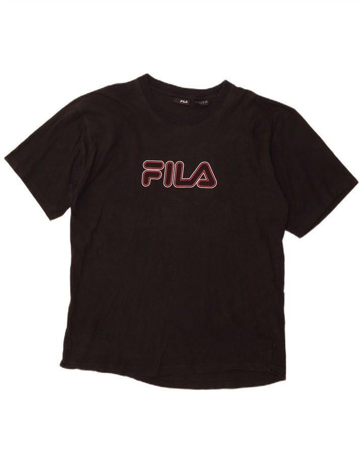 Мужская футболка с рисунком FILA Top XL, черная