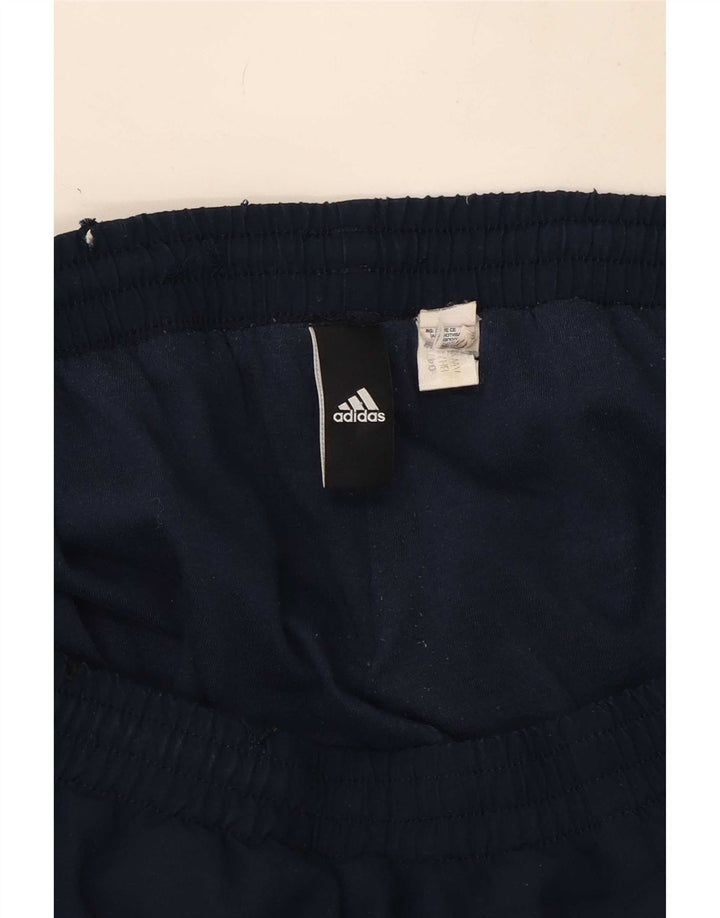 Мужские спортивные брюки Adidas, большие темно-синие