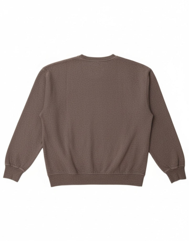 Мужской свитшот Fila, хлопковый джемпер среднего серого цвета