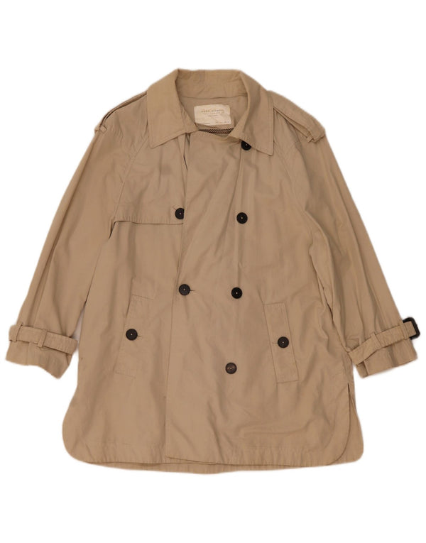 Женский тренч Zara UK 10, маленький бежевый
